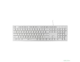 Клавиатура Oklick 500M белый USB slim Multimedia  [1061586]