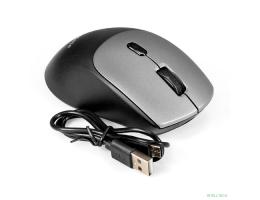 Exegate EX298897RUS  Беспроводная Bluetooth мышь ExeGate Professional Standard BT-070 (радиоканал 2,4 ГГц+ Bluetooth5.2, оптическая, 1600dpi, 6D, 6 кнопок и колесо прокрутки)