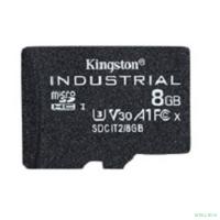 Промышленная карта памяти Micro SecureDigital 8Gb Kingston Class10  [SDCIT2/8GBSP] без адаптера