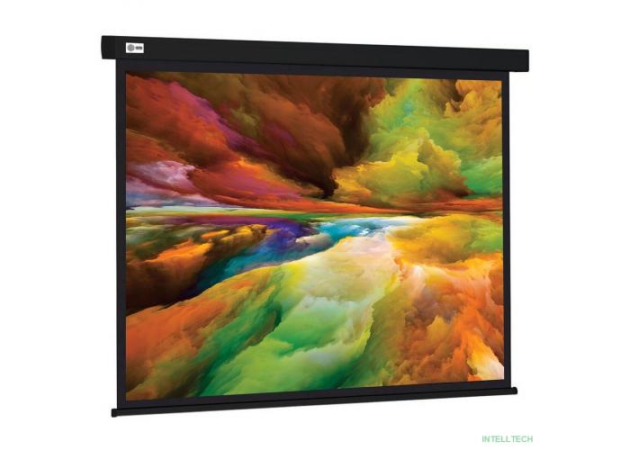 Экран Cactus Wallscreen CS-PSW-206X274-BK,  274х206 см, 4:3,  настенно-потолочный черный