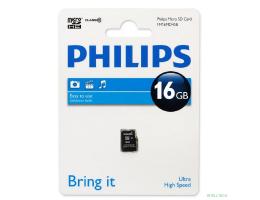 Micro SecureDigital 16GB Philips microSDHC Class 10 (FM16MD45B/97)