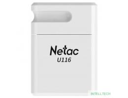 Netac USB Drive 128GB  U116 128Gb <NT03U116N-128G-30WH>, USB3.0, миниатюрная пластиковая белая