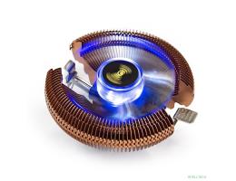 Exegate EX286154RUS Кулер ExeGate Wizard EE91-PWM.Cu.BLUE (Al+Copper, LGA775/1150/1151/1155/1156/1200/AM2/AM2+/AM3/AM3+/AM4/FM1/FM2/754/939/940, TDP 80W, Fan 90mm, PWM, 800-2400RPM, Hydro bearing, 4pi