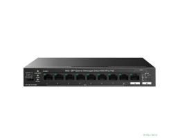 IP-COM G1110PF-8-120W Коммутатор неуправляемый PoE, 10 портов, 9x1 Гбит/с, SFP 1х1 Гбит/с, PoE 8х30 Вт (до 102 Вт), настольный