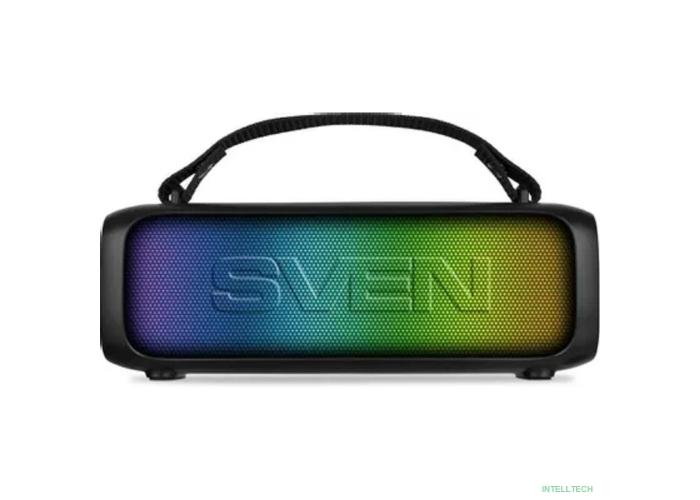 SVEN PS-235, черный (12 Вт, TWS, Bluetooth, FM, USB, 1500мА*ч)