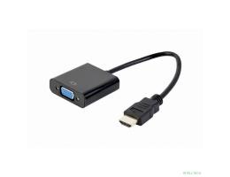 Gembird Переходник HDMI-VGA Cablexpert, 19M/15F, провод 15см (A-HDMI-VGA-04)