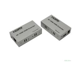 ORIENT VE047, HDMI 4K extender (Tx+Rx), активный удлинитель до 100 м по одной витой паре, HDMI 1.4b, 4K@30Hz/ 1080p@60Hz/3D, HDCP, подключается кабель UTP Cat5e/6, питание от внешних БП 5В/1А, (30161)