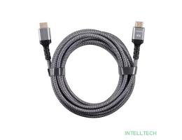 iOpen ACG859A-5.0 Кабель интерфейсный HDMI-HDMI 19M/M,ver. 2.1 8KX60Hz (Econom) оплетка 5m