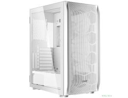 Ginzzu GL185 White боковая дверца закаленное стекло на петлях на магнитах