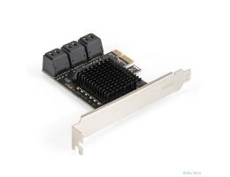 Exegate EX299662RUS Контроллер ExeGate EXE-516v2 (PCI-E x1 v2.0, SATA3 6Gb/s, 6 int, ASMedia Chipset ASM1166)