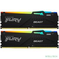 Kingston 16GB 6000MT/s DDR5 CL40 DIMM (Kit of 2) FURY Beast RGB [KF560C40BBAK2-16]