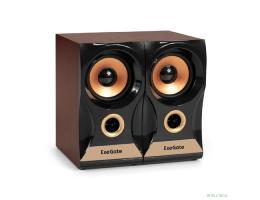 ExeGate Maestro SPS-590 (Активная, питание 220В, 2х3Вт, 30-18000Гц, цвет темное дерево, Color Box)