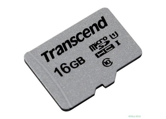 Micro SecureDigital 16Gb Transcend  TS16GUSD300S {MicroSDHC Class 10 UHS-I}