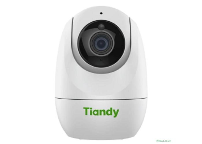 Tiandy TC-H322N 9DA-4 компактная поворотная домашняя, 2Мп, 1920х1080@30к/c, DWDR, цвет: 0.05лк, S+265, H.265(HP), S+264, H.264(HP, MP, BP), объектив 4мм, встроенные микрофон и динамик, G.711A, G.711U 
