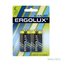 Ergolux..LR14 Alkaline BL-2 (LR14 BL-2, батарейка,1.5В)  (2 шт. в уп-ке)