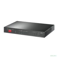 TP-Link TL-SG1210P Настольный коммутатор с 9 гигабитными портами RJ45 (8 портов PoE+) и портом SFP
