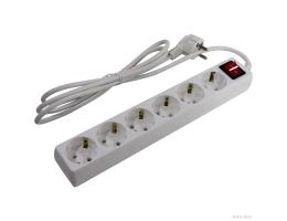 Exegate EX119392RUS Сетевой фильтр Exegate SP-6-3G (6 розеток, 3м, евровилка, серый)