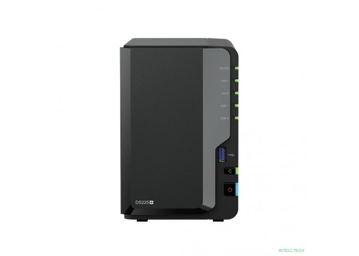 Synology DS225+ СХД настольное исполнение 2BAY NO HDD (repl. DS224+))