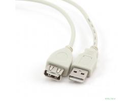 Bion Кабель удлинительный USB 2.0 AM/AF, 0.75 м, серый [BXP-CC-USB2-AMAF-75CM/300]