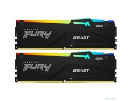 Kingston FURY Beast EXPO RGB 32Гб (16x2) DIMM DDR5, 5600MT/s, CL36 1.25В, KF556C36BBEAK2-32 Kingston FURY Beast EXPO RGB 32Гб (16x2) DIMM DDR5, 5600MT/s, CL36 1.25В, KF556C36BBEAK2-32