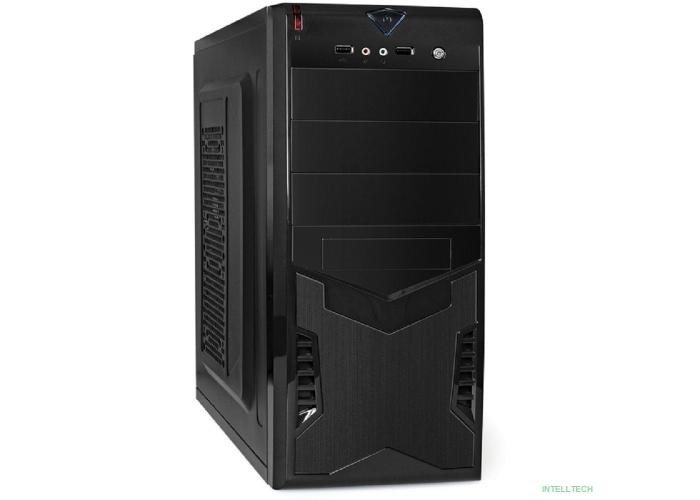 Exegate EX261447RUS Корпус Miditower CP-601 Black, ATX, <без БП>, 2*USB, Audio