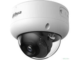 DAHUA DH-IPC-HDBW3449EP-AS-IL-0280B Уличная купольная IP-видеокамера 4Мп, 1/2.9” CMOS, объектив 2.8мм, видеоаналитика, микрофон, ИК 40м  , LED 40м , IP67, IK10, металл