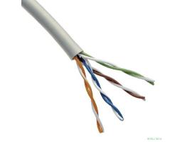 Rexant (02-0005 ) Кабель витая пара U/UTP, CAT 5e, PVC, 4х2х0,52 мм, 24AWG, INDOOR, SOLID, серый, 305 м PRO