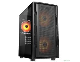 Cougar Uniface Mini RGB  2x140mm + 1x120mm ARGB Fan, ARGB Fan Hub, без БП, черный, mATX