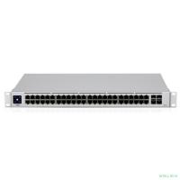 UBIQUITI USW-48-POE PoE-коммутатор в стойку, 48х 1G RJ45, 4х SFP, раздача 195 Вт