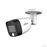 DAHUA DH-HAC-HFW1200CMP-IL-A-0280B-S6 Уличная цилиндрическая HDCVI-видеокамера с интеллектуальной двойной подсветкой 2Мп, объектив 2.8мм, ИК 20м, LED 20м, IP67, корпус: металл