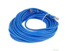 Патч-корд UTP Cablexpert PP12-10M/B кат.5e, 10м, литой, многожильный (синий)