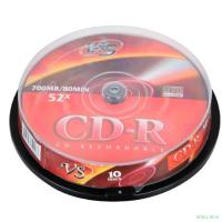 Диски VS CD-R 80 52x CB/10 (VSCDRCB1001)      