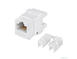 Cabeus KJ-RJ45-Cat.5e-180 Degree Вставка Keystone Jack RJ-45(8P8C), 180 градусов,категория 5e, Dual IDC (110&Krone type), белая