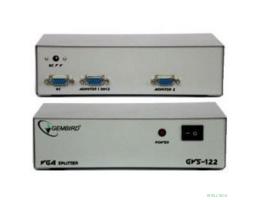 Gembird GVS122  Разветвитель сигнала VGA на 2 монитора (Gembird) 
