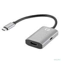 VCOM CU452A Адаптер USB 3.1 Type-Cm --> HDMI A(f) , 4K@60Hz, PD charging, Alum Shell, VCOM <CU452A>[4895182218017]