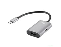 VCOM CU452A Адаптер USB 3.1 Type-Cm --> HDMI A(f) , 4K@60Hz, PD charging, Alum Shell, VCOM <CU452A>[4895182218017]