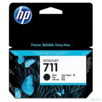 HP CZ129A Картридж №711, Black  {Designjet T120/T520, Black (38ml)}