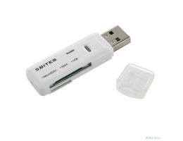 5bites Устройство ч/з карт памяти RE3-200WH USB3.0 / SD / TF / USB PLUG / WHITE
