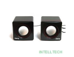 Dialog Colibri AC-04UP BLACK-RED {акустические  колонки 2.0, 6W RMS, питание от USB}