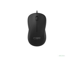 CBR CM 108 Black USB, Мышь офисн., 1000dpi, 3 кн., 1.8 м, резиновое колесо прокрутки 