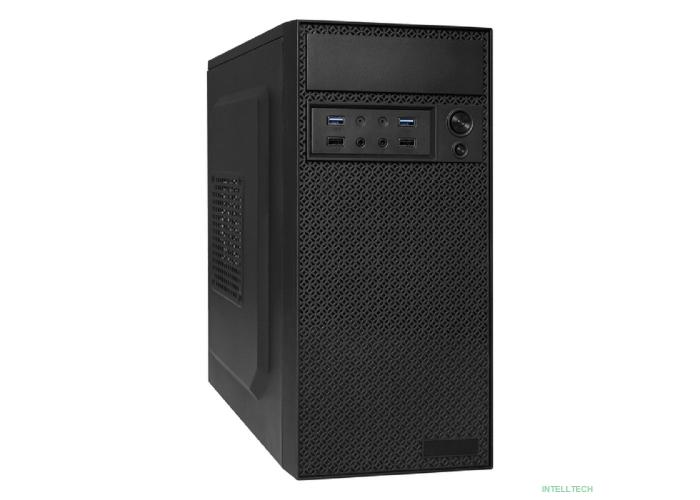 Exegate EX291274RUS Корпус Minitower ExeGate BAA-109U2-AAA450 (mATX, AAA450 8см, 2*USB+2*USB3.0, аудио, черный)