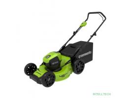 Greenworks Газонокосилка аккумуляторная Greenworks GD40LM46HP, 40V, 46 см, бесщеточная, без АКБ и ЗУ [2514407]