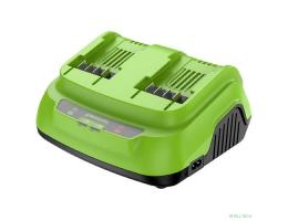 Greenworks G24X2C8 Ультрабыстрое двойное зарядное устройство , 24V, 8A [2958807]