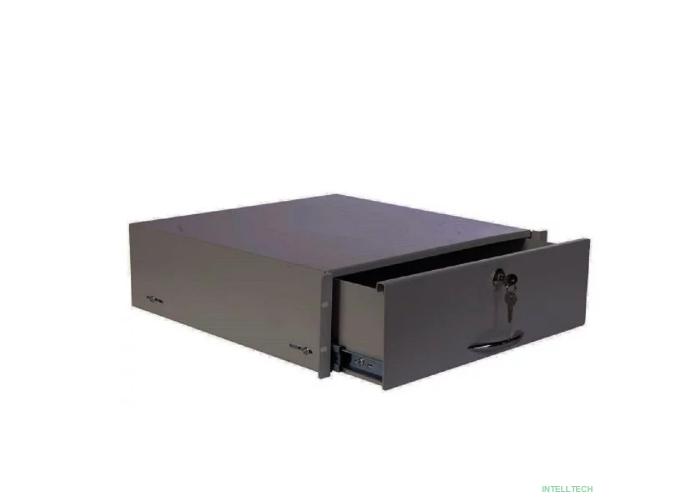 ЦМО Полка (ящик) для документации 2U (ТСВ-Д-2U.450-9005) черный цвет