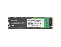 Apacer SSD M.2 256Gb PCIe Gen3x4, R3500/W1200 Mb/s, MTBF 1.8M, 3D NAND, NVMe AP256GAS2280P4U-1