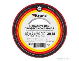 Rexant KR-09-2804 Изолента ПВХ профессиональная, 0,18х19 мм х 20 м, красная KRANZ
