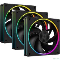 Вентилятор для корпуса ID-Cooling AF-127-ARGB-K Trio ARGB 120х120x27 черный 4-pin 30дБ (упак.:3шт) Ret