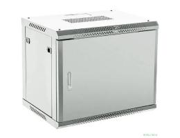 Rexant (04-1266-121) Настенный телекоммуникационный шкаф 19" 12U 600?600мм, дверь металл, с задней стенкой, разборный, серый (RAL 7035)