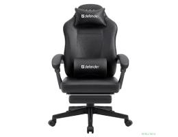 Игровое кресло Cruiser Черный,PU,подножка DEFENDER 