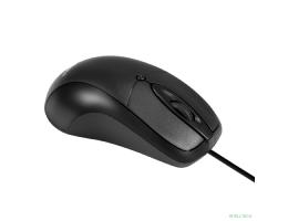 Exegate EX298196RUS Мышь ExeGate Professional Standard B100L (USB, оптическая, 1000dpi, 3D, 3 кнопки и колесо прокрутки, длина кабеля 2м, черная, Color Box)